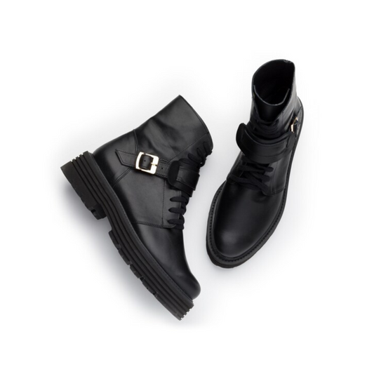 Boots with Decorative Strap | Stylish & Functional