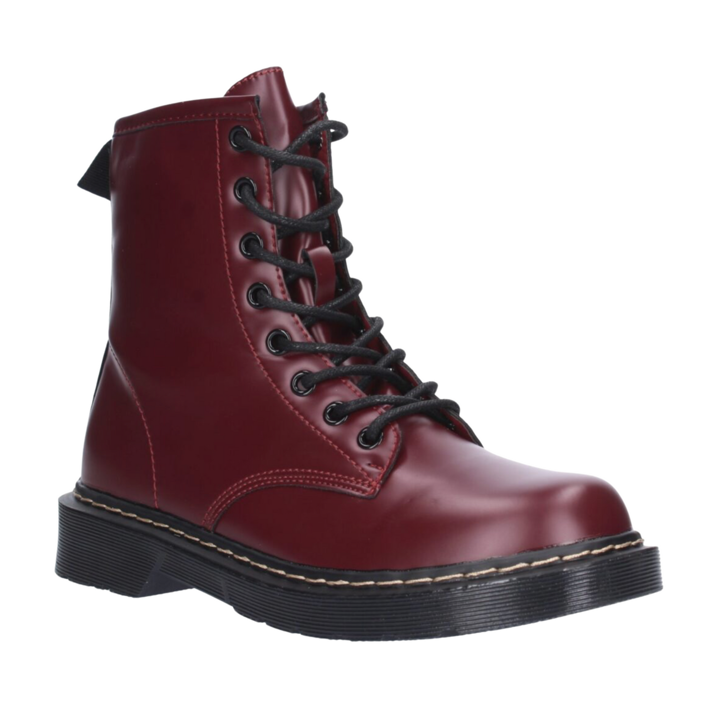 Three'd Women's Combat Boots | Lace-Up | Mid-Calf | Lug Sole