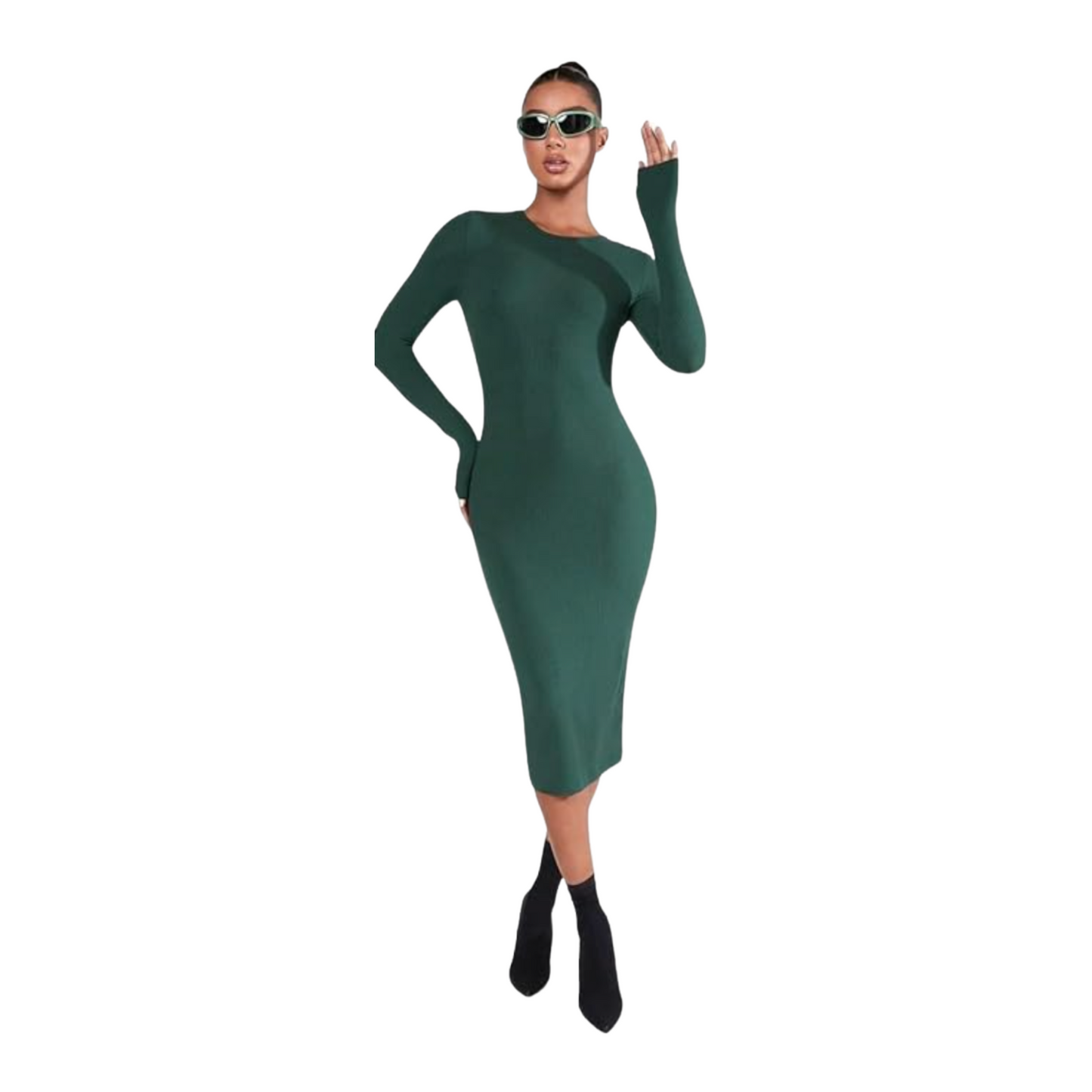 Women's Long Sleeved Bodycon Dress
