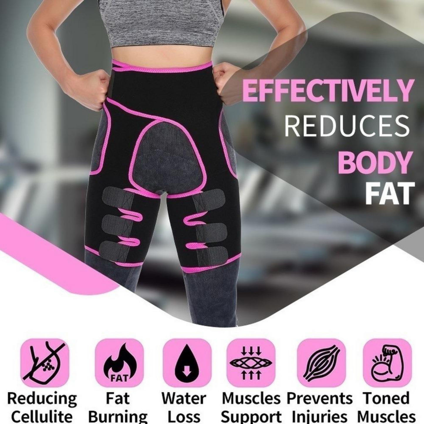 Neoprene 3-in-1 Body Slimming Shaper | Sweat Waist Trainer