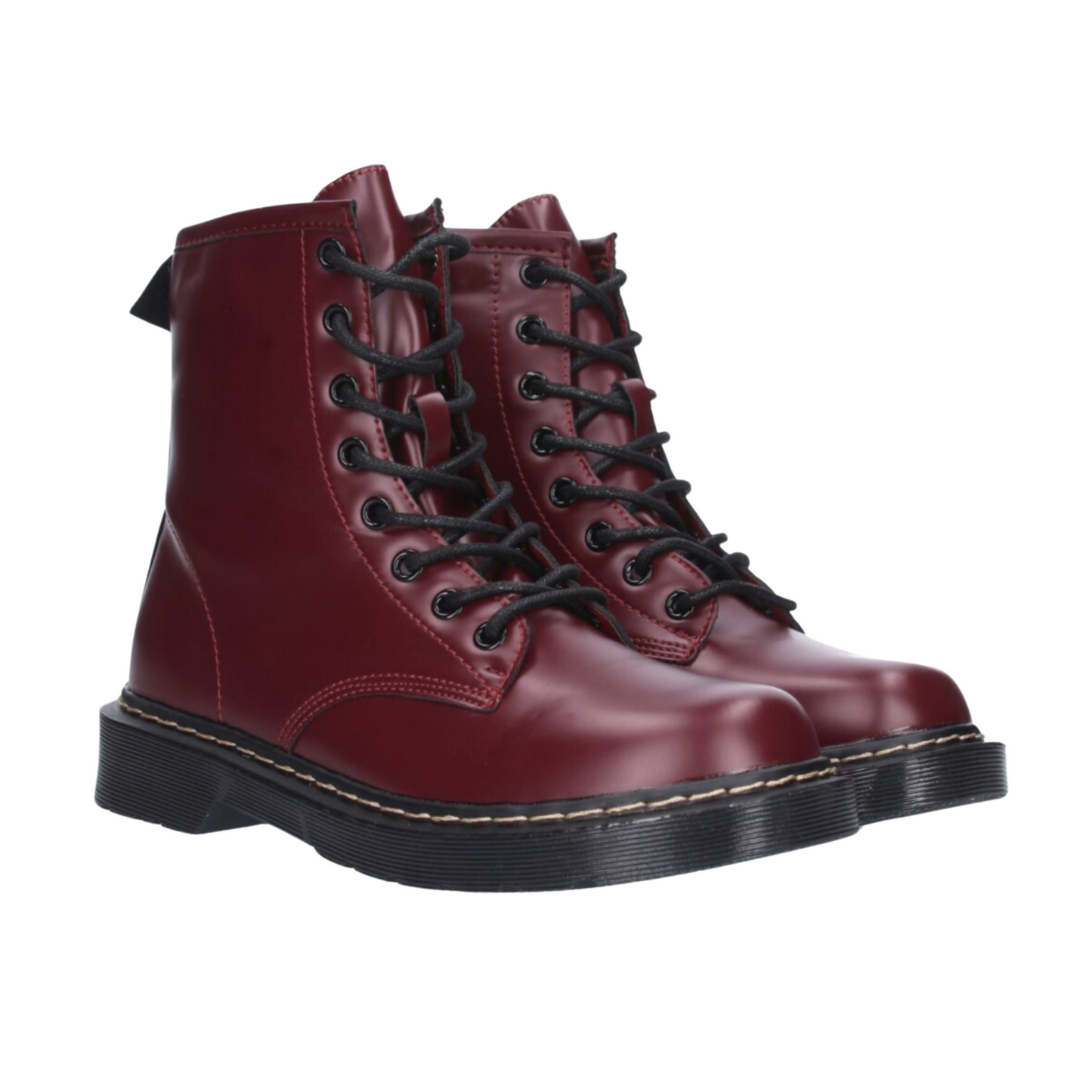 Three'd Women's Combat Boots | Lace-Up | Mid-Calf | Lug Sole