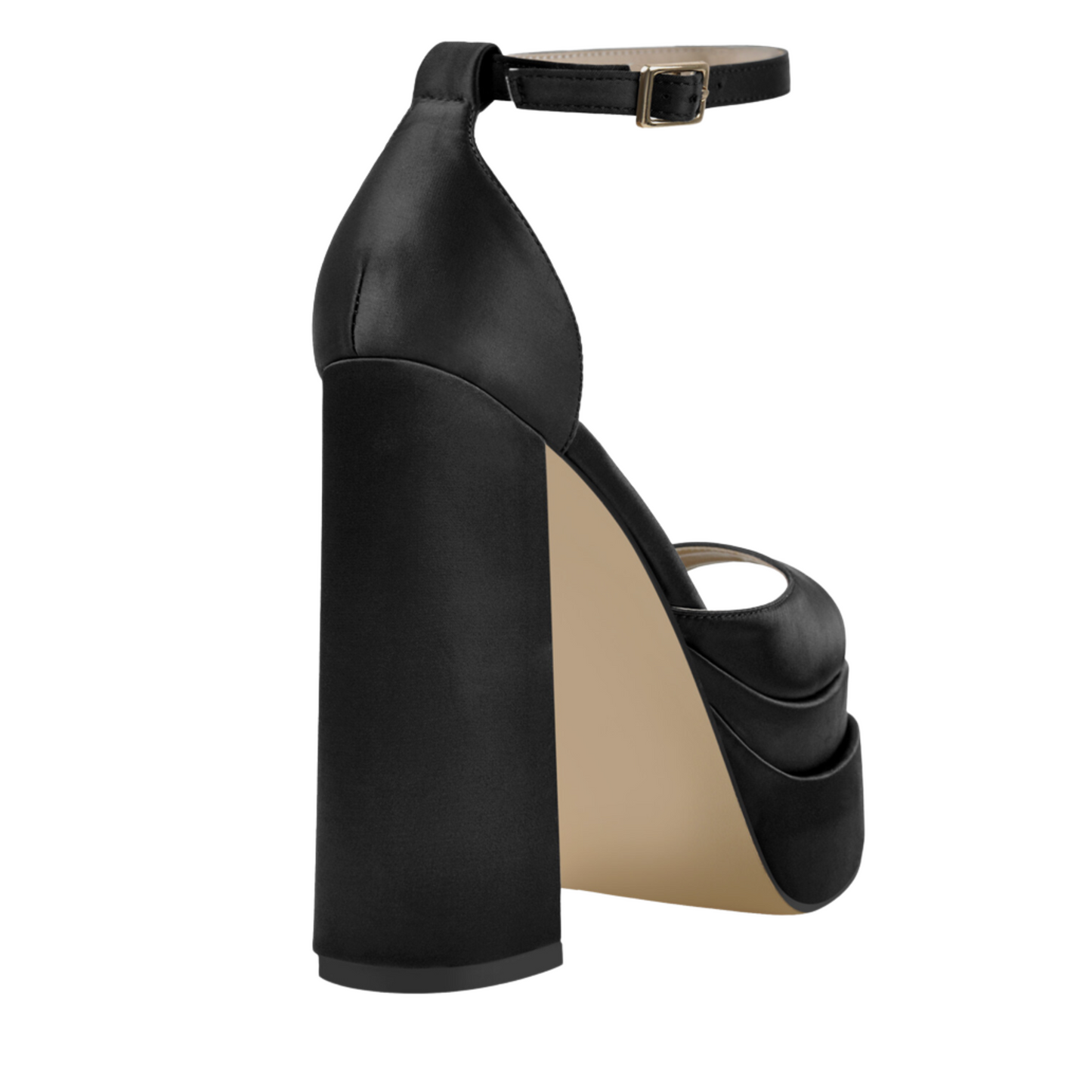 Women’s Noble Cocktail Cute Dress Platform Chunky Heels